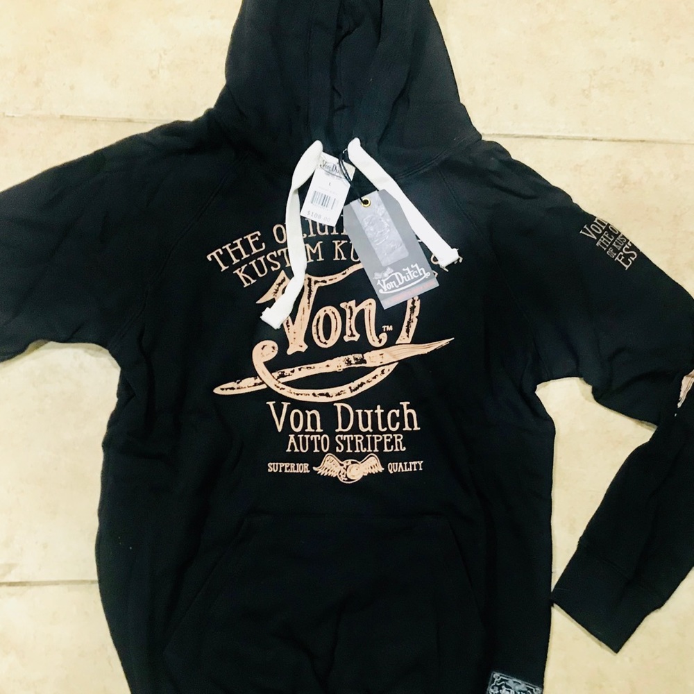 VON DUTCH New! Hoodie Men’s Large !